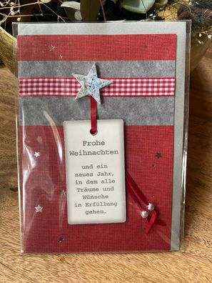 Weihnachtskarte - Stern Weihnachten - Depesche