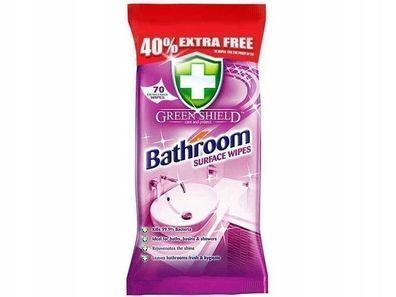 Green Shield Feuchttücher für das Badezimmer - 70 Stück