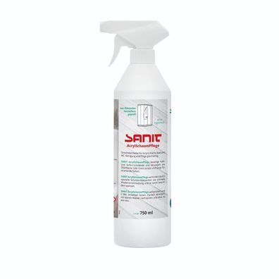 SANIT Acryl-Schaum Pflege Sprühflasche 750 ml 3040