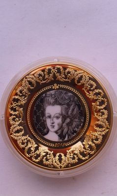 200 euro 2016 PP Frankreich Marie Antoinette Sevres Porzellan inlay 1 Unze Gold 999er