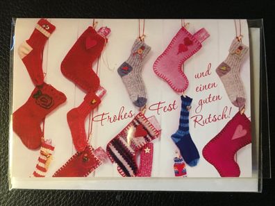 Kleine Weihnachtskarte Frohes Fest