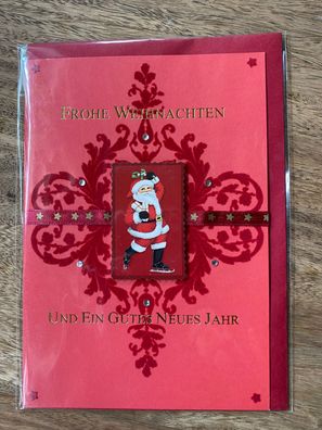 Weihnachtskarte - Vögelchen - Weihnachten Weihnachtsmann