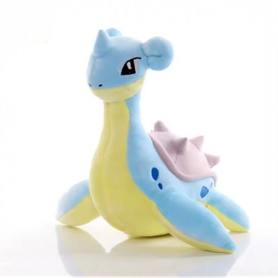 Lapras Plüschtier 20 cm - Pokémon Kuscheltier - Weiches Spielzeug zum Knuddeln