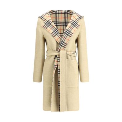 Burberry Beige Wool Coat
