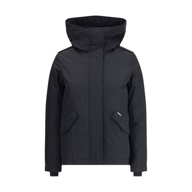 Woolrich Black Cotton Shell Jacket