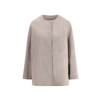 Loulou De Saison Gray Wool Coat