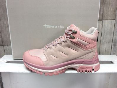 Tamaris Damen fester Knöchelschnürschuh rose, Gore-Tex,