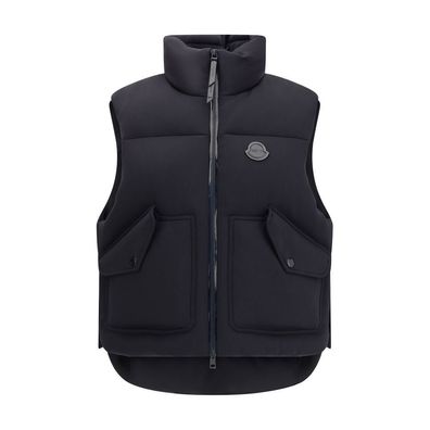 Moncler x EDWARD Enninful Black Polyamide Sleveless Jacket