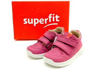 Superfit Kinder Klett Halbschuh rot