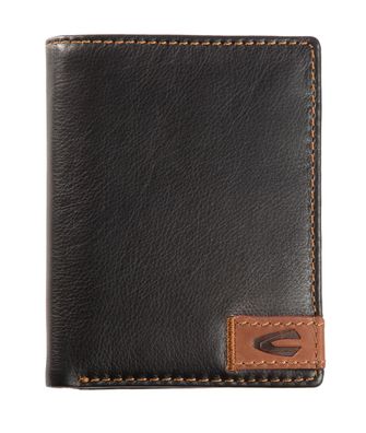 camel active Herrenbörse Brieftasche Ledergeldbörse hochformat schwarz black californ
