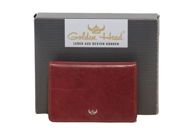 Golden Head' ' rot' Visitenkartenetui (-Tasche)
