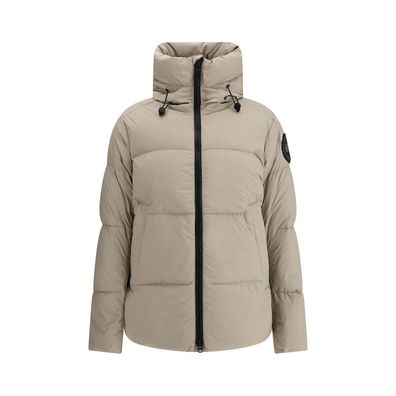 Canada Goose Black Nylon Crofton Puffer matte