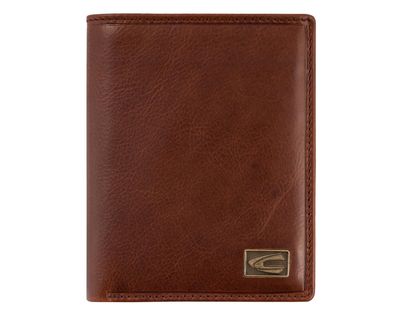 camel active Herrenbörse Brieftasche Ledergeldbörse hochformat mittelbraun cognac jap
