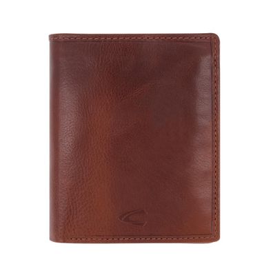 camel active Herrenbörse Brieftasche Ledergeldbörse hochformat mittelbraun cognac com