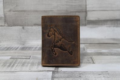 Greenburry Vintage Animal Collection "Horse" brown Pferd Prägung