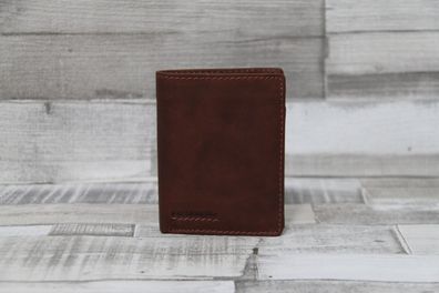 Oily Tumbled small Kombibörse cognac