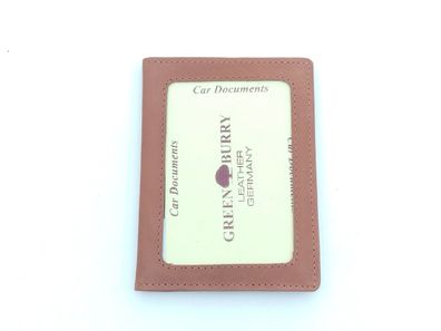 Basic Ausweismappe cognac