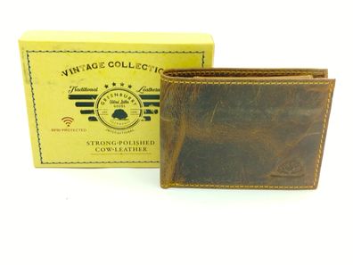 Vintage -Scheintasche small Leder