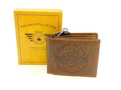 Rebel Rider Biker Scheintasche Kette Leder