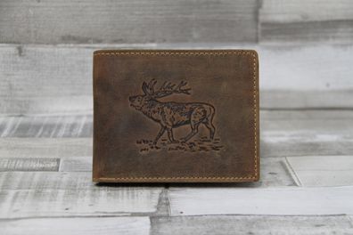 Greenburry Vintage Scheintasche mit Hirsch-Prägung