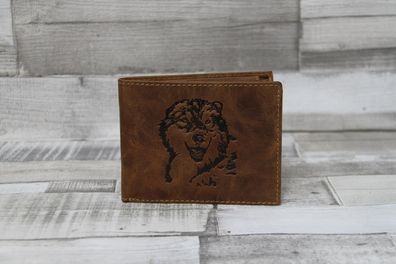 Greenburry Vintage Scheintasche 2tlg. Wolf-Motiv