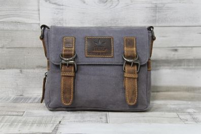 Greenburry Vintage Hemp Shoulderbag light grey