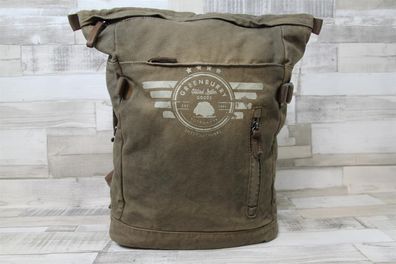 Greenburry Vintage Aviator Kurierrucksack khaki