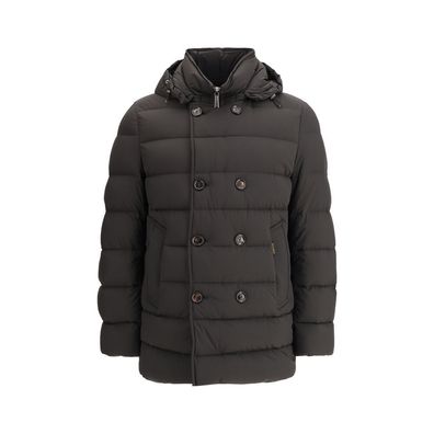 MooRER Black Polyamide Coat