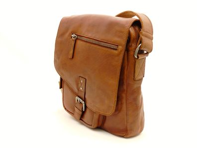GBVT-washed Revolver Bag chestnut
