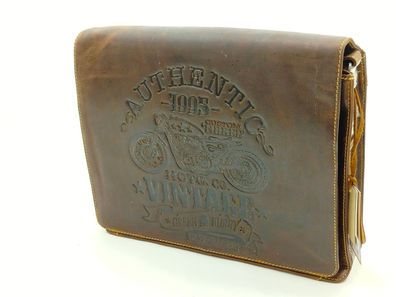 Cafe-Racer A4 Kuriertasche - Hochwertige Tasche für Biker und Motorradliebhaber