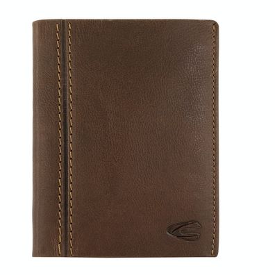 camel active Herrenbörse Brieftasche Ledergeldbörse hochformat mittelbraun cognac bil