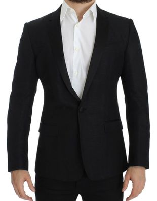 Dolce & Gabbana Black wool Martini slim blazer