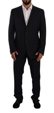 Domenico Tagliente Gray Polyester Single Breasted Formal Suit
