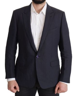 Dolce & Gabbana Dark Blue ALTA Sartoria Jacket Coat Blazer