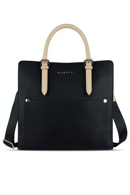 bugatti "Ella" Kurzgrifftasche L
 schwarz, Damenhandtasche