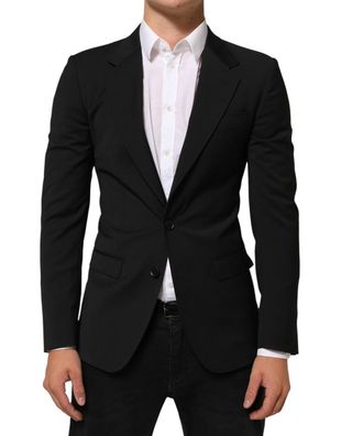 Dolce & Gabbana Black STAFF 2 Buttons Suit Jacket Blazer