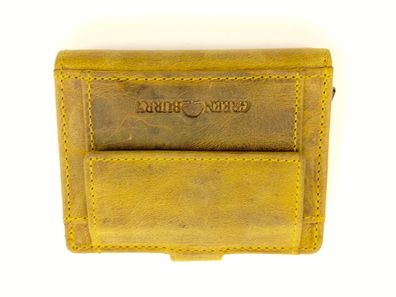 Vintage original RFID card slider coin tan