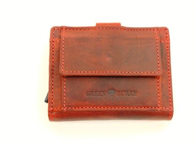 Vintage original RFID card slider coin rusty red