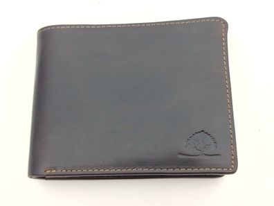 Hochwertige Herren Geldbörse aus edlem Leder - Greenburry Tornado, braun, 6 Fächer