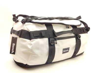 Bench hydro Sporttasche - Weiße Reisetasche mit Reißverschlussfach