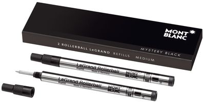 2x Montblanc® 128225 Tintenrollermine LeGrand - M, mystery black