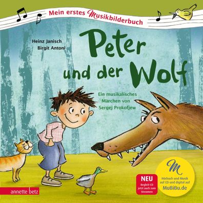 Peter und der Wolf | Heinz Janisch | Buch | Mein erstes Musikbilderbuch mit CD