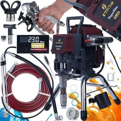 Zenthril Charlie - Profi Airless Farbspritzgerät | 2500W | 25MPa | 3,5L/min | LCD-Dis