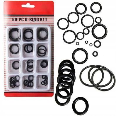 Rosfix O-Ring Set 5–20 mm – 50 Stück | Gummi Dichtungen für Industrie