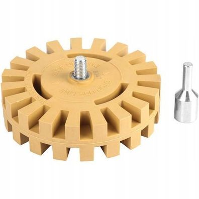 Rosfix Gummischeibe Klebereste Entferner 100 mm – mit Adapter | 4000 U/min