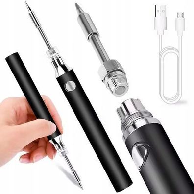 Rosfix Akku-Lötkolben 15W – USB-C Ladefunktion | 300–450°C, tragbar