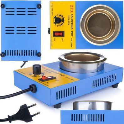 Rosfix Löttiegel 31-C – 280W Edelstahl, 80mm Ø | 100–550°C, 230V