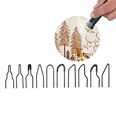 Rosfix Set Loop-Brennspitzen – 10 Stk. für 60W Pyrographie | Stahl