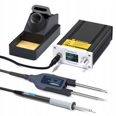 Rosfix Lötstation 2in1 T12 – 120W OLED Display | 150–480°C, 6s Aufheizzeit