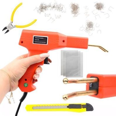 Rosfix Set Kunststoffschweißgerät 230V – 200 Klammern + 3 Netze 20x15cm